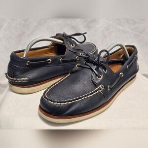 SPERRY TOP- SIDER GOLD CUP 2-EYE TITAN MENS BOATS BLUE SZ 10